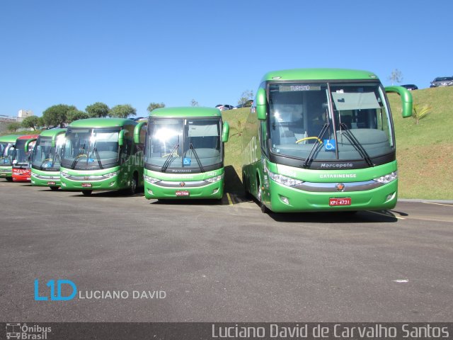 Auto Viação Catarinense 3364 na cidade de Mairiporã, São Paulo, Brasil, por Luciano David de Carvalho Santos. ID da foto: 4290614.