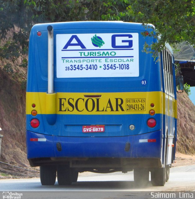 A&G Turismo e Transporte Escolar 03 na cidade de Iúna, Espírito Santo, Brasil, por Saimom  Lima. ID da foto: 4289752.