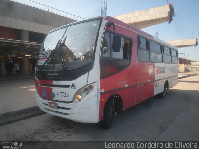 Pêssego Transportes 4 7725 na cidade de São Paulo, São Paulo, Brasil, por Eduardo de Oliveira. ID da foto: 4290764.