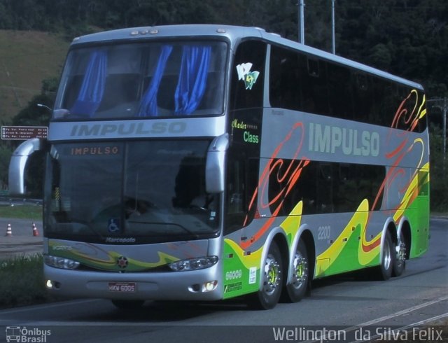 Impulso Turismo e Transportes 2200 na cidade de Viana, Espírito Santo, Brasil, por Wellington  da Silva Felix. ID da foto: 4235825.