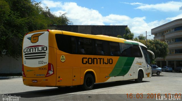 Empresa Gontijo de Transportes 7005 na cidade de Sobral, Ceará, Brasil, por Luis Davi. ID da foto: 4235512.