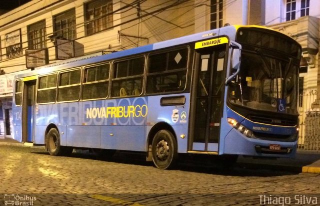FAOL - Friburgo Auto Ônibus 104 na cidade de Nova Friburgo, Rio de Janeiro, Brasil, por Thiago Silva. Número da foto: #4234493.