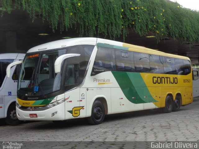 Empresa Gontijo de Transportes 18760 na cidade de Belo Horizonte, Minas Gerais, Brasil, por Gabriel Oliveira. Número da foto: #4234498.