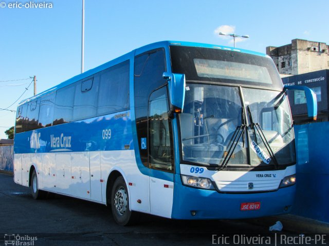 Expresso Vera Cruz 099 na cidade de Recife, Pernambuco, Brasil, por Eric Oliveira. Número da foto: #4235205.