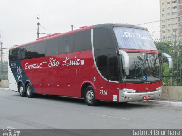 Expresso São Luiz 7310 na cidade de Osasco, São Paulo, Brasil, por Gabriel Brunhara. ID da foto: 4235521.