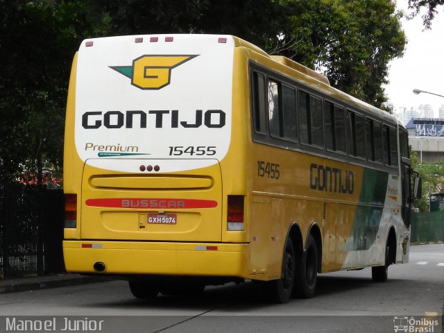 Empresa Gontijo de Transportes 15455 na cidade de São Paulo, São Paulo, Brasil, por Manoel Junior. ID da foto: 4237315.