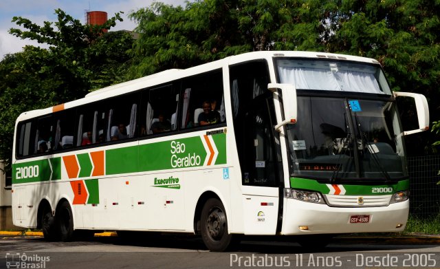 Cia. São Geraldo de Viação 21000 na cidade de São Paulo, São Paulo, Brasil, por Cristiano Soares da Silva. ID da foto: 4237183.