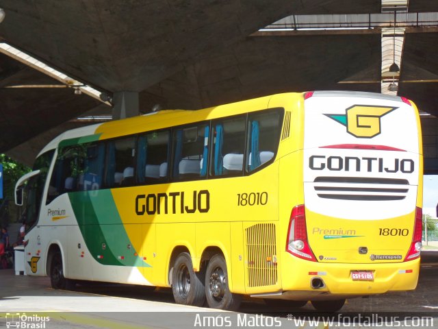 Empresa Gontijo de Transportes 18010 na cidade de Fortaleza, Ceará, Brasil, por Amós  Mattos. Número da foto: #4237410.
