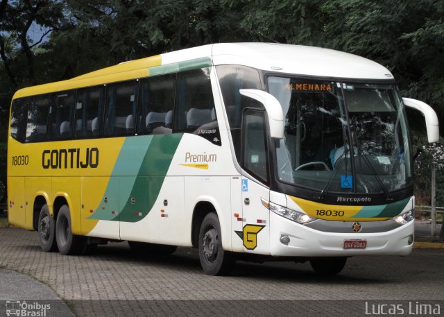 Empresa Gontijo de Transportes 18030 na cidade de São Paulo, São Paulo, Brasil, por Lucas Lima. Número da foto: #4238466.