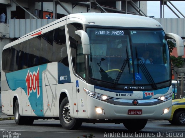 Auto Viação 1001 RJ 108.737 na cidade de Rio de Janeiro, Rio de Janeiro, Brasil, por André Luiz Gomes de Souza. ID da foto: 4240793.