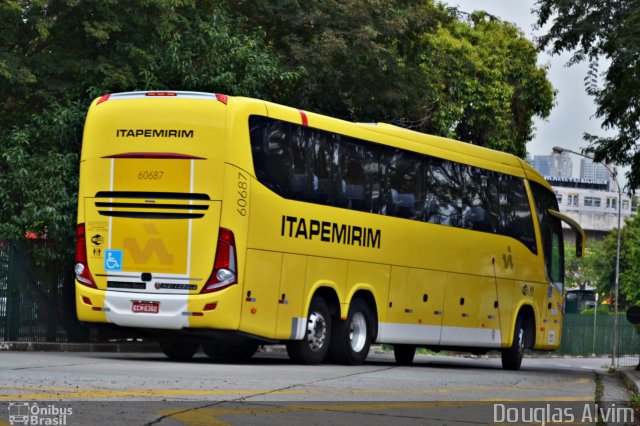 Viação Itapemirim 60687 na cidade de São Paulo, São Paulo, Brasil, por Douglas Alvim. Número da foto: #4240339.