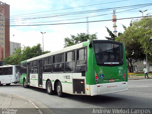 Viação Santa Brígida 1 1833 na cidade de São Paulo, São Paulo, Brasil, por Andrew Campos. ID da foto: 4242929.