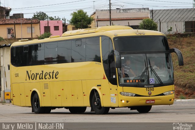 Viação Nordeste 1290 na cidade de Natal, Rio Grande do Norte, Brasil, por Iury  Mello. Número da foto: #4242506.