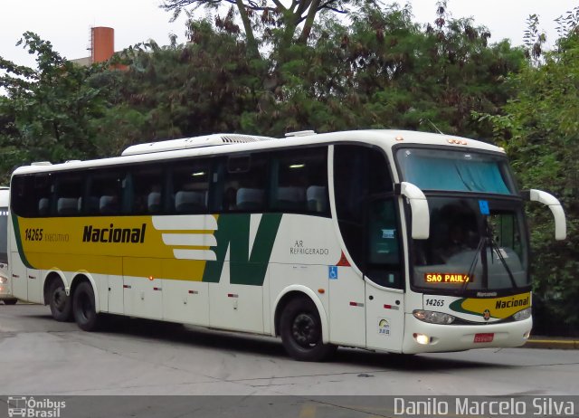 Viação Nacional 14265 na cidade de São Paulo, São Paulo, Brasil, por Danilo Marcelo Silva. Número da foto: #4242263.