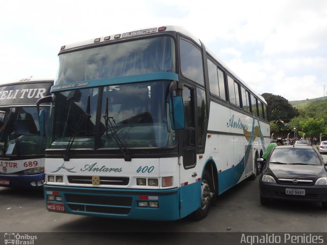 Antares Turismo 400 na cidade de Aparecida, São Paulo, Brasil, por Agnaldo Penides. Número da foto: #4244611.
