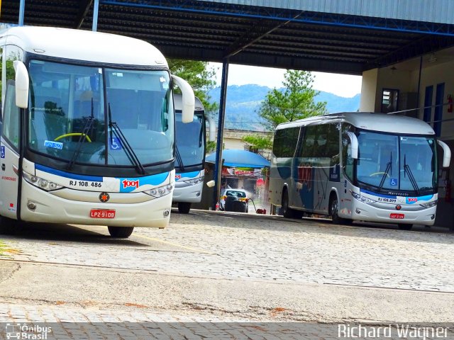 Auto Viação 1001 RJ 108.899 na cidade de Porciúncula, Rio de Janeiro, Brasil, por Richard Wagner. ID da foto: 4243880.