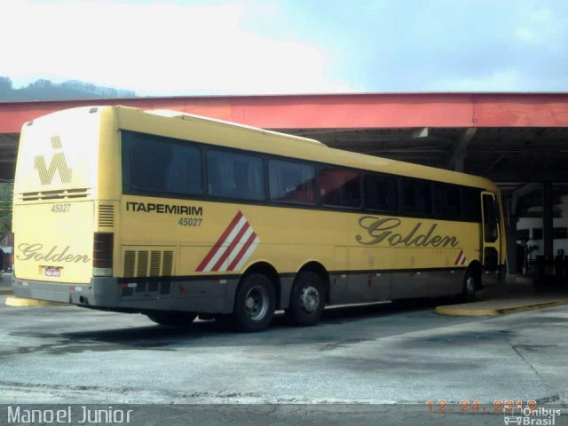Viação Itapemirim 45027 na cidade de Queluz, São Paulo, Brasil, por Manoel Junior. Número da foto: #4245796.