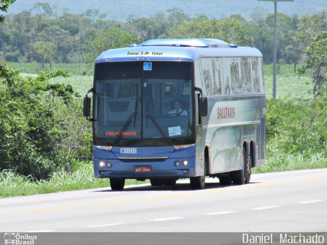 Viação Salutaris e Turismo 13881 na cidade de Vitória da Conquista, Bahia, Brasil, por Daniel  Machado. ID da foto: 4246645.