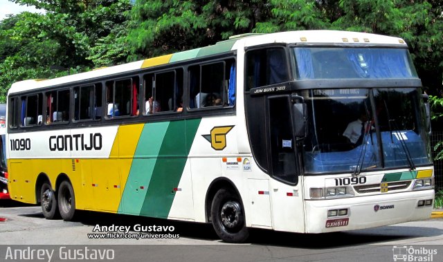 Empresa Gontijo de Transportes 11090 na cidade de São Paulo, São Paulo, Brasil, por Andrey Gustavo. Número da foto: #4246056.