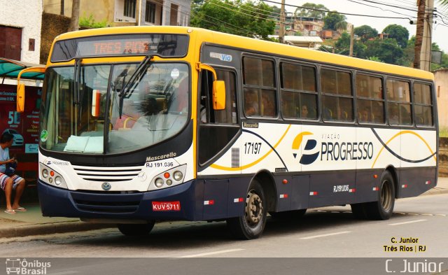 Viação Progresso RJ 191.036 na cidade de Três Rios, Rio de Janeiro, Brasil, por Clovis Junior. Número da foto: #4246302.