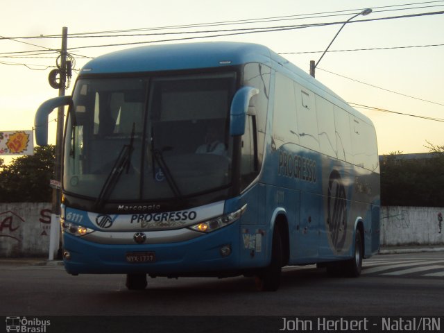 Auto Viação Progresso 6111 na cidade de Natal, Rio Grande do Norte, Brasil, por John Herbert. ID da foto: 4293335.