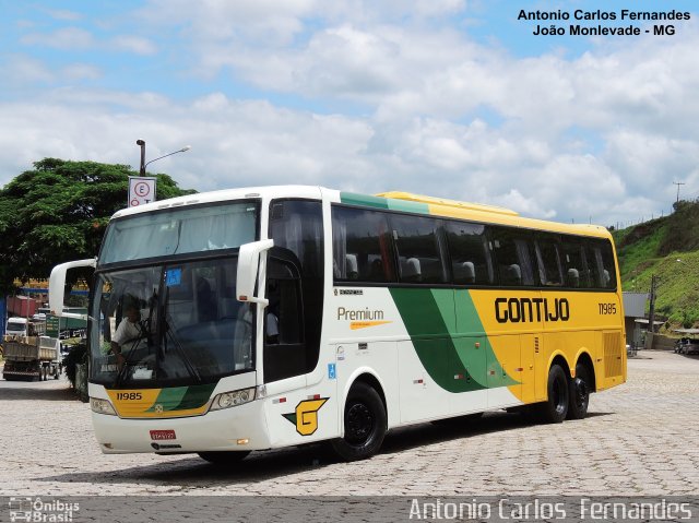 Empresa Gontijo de Transportes 11985 na cidade de João Monlevade, Minas Gerais, Brasil, por Antonio Carlos Fernandes. ID da foto: 4291998.