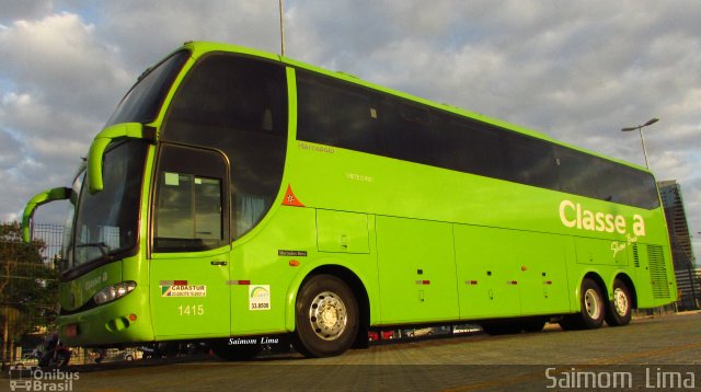 Classe A Turismo 1415 na cidade de Vila Velha, Espírito Santo, Brasil, por Saimom  Lima. ID da foto: 4312195.