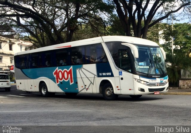 Auto Viação 1001 RJ 108.1022 na cidade de Nova Friburgo, Rio de Janeiro, Brasil, por Thiago Silva. ID da foto: 4312038.