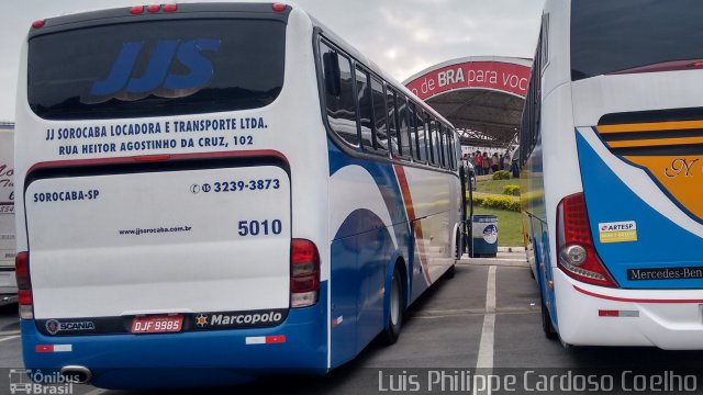 JJ Sorocaba Locadora e Transporte 5010 na cidade de Aparecida, São Paulo, Brasil, por Luis Philippe Cardoso Coelho. Número da foto: #4311672.