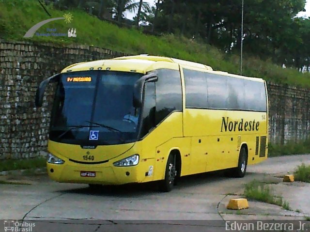 Viação Nordeste 1540 na cidade de Natal, Rio Grande do Norte, Brasil, por José Edvan Bezerra da Rocha. Número da foto: #4314364.