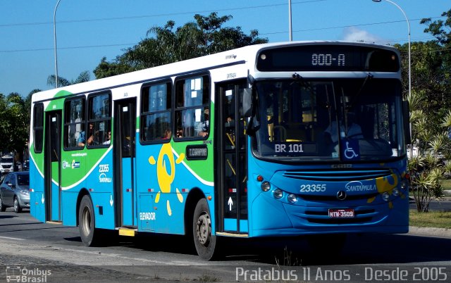 Expresso Santa Paula 23355 na cidade de Serra, Espírito Santo, Brasil, por Cristiano Soares da Silva. ID da foto: 4314988.