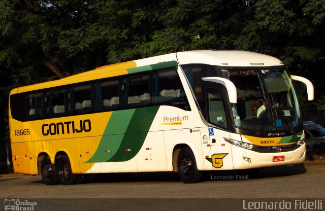 Empresa Gontijo de Transportes 18665 na cidade de São Paulo, São Paulo, Brasil, por Leonardo Fidelli. Número da foto: #4314907.