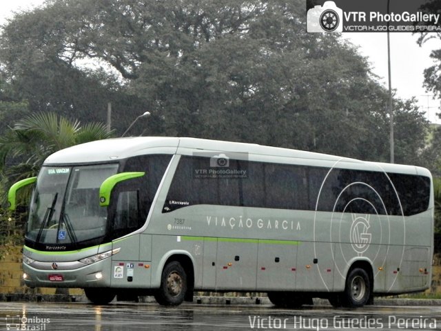 Viação Garcia 7387 na cidade de Maringá, Paraná, Brasil, por Victor Hugo Guedes Pereira. Número da foto: #4313784.