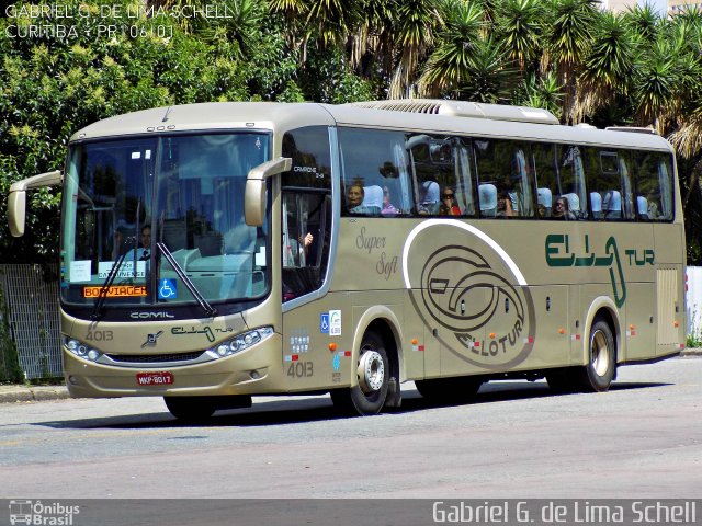 Ellotur Turismo - Viação Ello 4013 na cidade de Curitiba, Paraná, Brasil, por Gabriel Giacomin de Lima. Número da foto: #4314258.