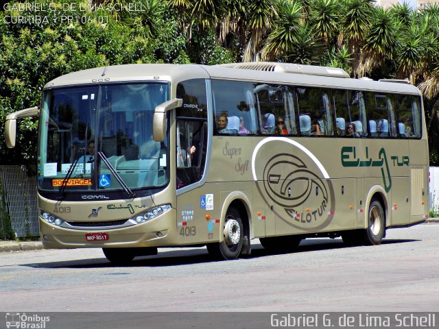 Ellotur Turismo - Viação Ello 4013 na cidade de Curitiba, Paraná, Brasil, por Gabriel Giacomin de Lima. ID da foto: 4314258.