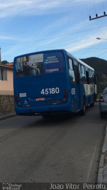 Insular Transportes Coletivos 45180 na cidade de Florianópolis, Santa Catarina, Brasil, por João Vitor  Peixoto. Número da foto: #4313280.