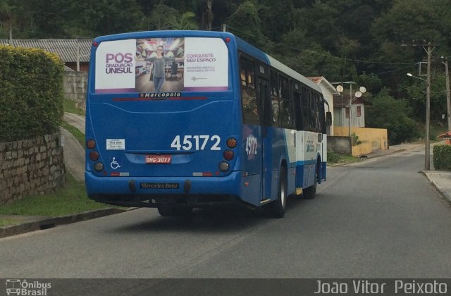 Insular Transportes Coletivos 45172 na cidade de Florianópolis, Santa Catarina, Brasil, por João Vitor  Peixoto. Número da foto: #4313281.
