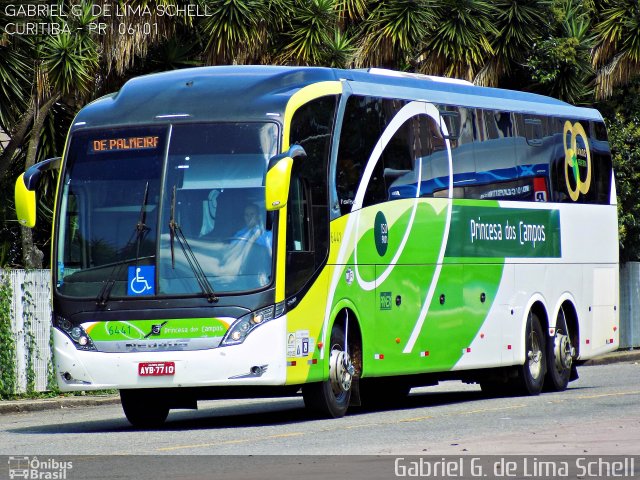 Expresso Princesa dos Campos 6441 na cidade de Curitiba, Paraná, Brasil, por Gabriel Giacomin de Lima. Número da foto: #4314244.