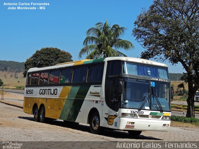 Empresa Gontijo de Transportes 11260 na cidade de João Monlevade, Minas Gerais, Brasil, por Antonio Carlos Fernandes. ID da foto: 4314209.