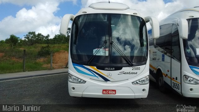 Empresas de Transportes Santana e São Paulo 2580 na cidade de Camaçari, Bahia, Brasil, por Mario Junior. Número da foto: #4315471.