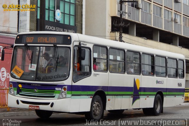 Viação Modelo 9606 na cidade de Aracaju, Sergipe, Brasil, por Julio Cesar  Barbosa Martins. Número da foto: #4316944.
