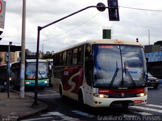 Viação Serro 1720 na cidade de Belo Horizonte, Minas Gerais, Brasil, por Graciliano Santos Passos. ID da foto: 4315317.