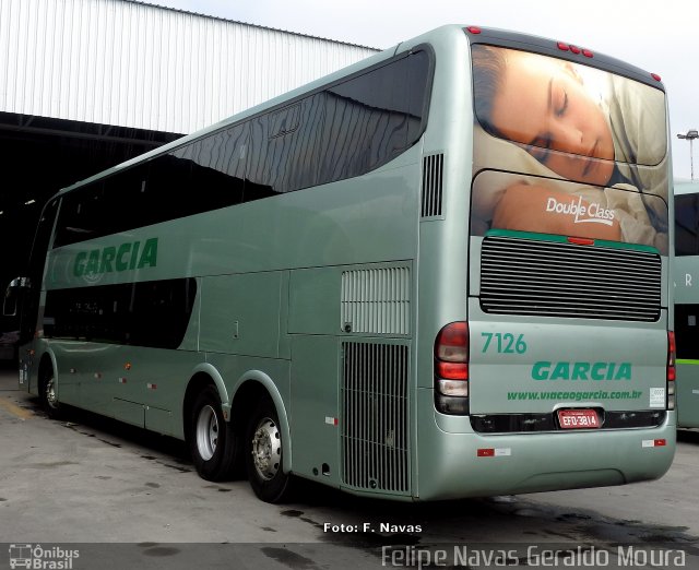 Viação Garcia 7126 na cidade de São Paulo, São Paulo, Brasil, por Felipe Navas Geraldo Moura . Número da foto: #4315534.