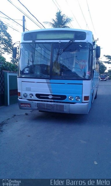 Ônibus Particulares 9292 na cidade de Rio de Janeiro, Rio de Janeiro, Brasil, por Elder Barros de Melo. ID da foto: 4315902.