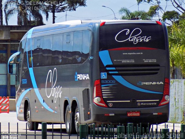 Empresa de Ônibus Nossa Senhora da Penha 53009 na cidade de Curitiba, Paraná, Brasil, por Gabriel Giacomin de Lima. Número da foto: #4316815.