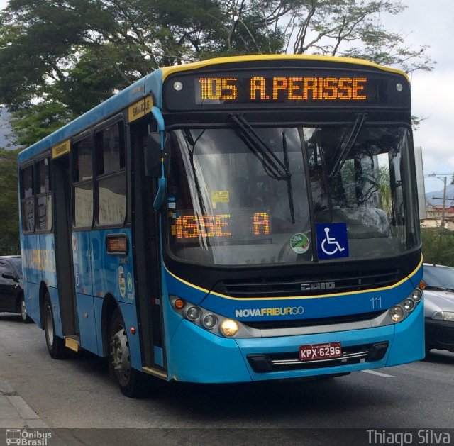 FAOL - Friburgo Auto Ônibus 111 na cidade de Nova Friburgo, Rio de Janeiro, Brasil, por Thiago Silva. Número da foto: #4315560.