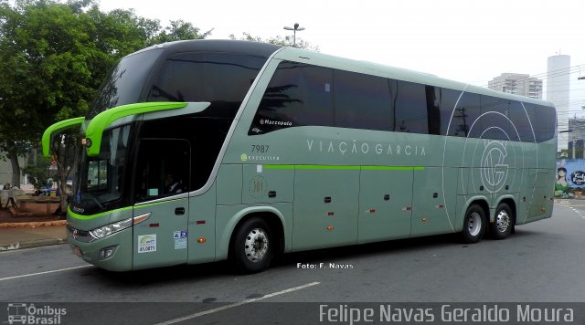 Viação Garcia 7987 na cidade de São Paulo, São Paulo, Brasil, por Felipe Navas Geraldo Moura . Número da foto: #4315521.