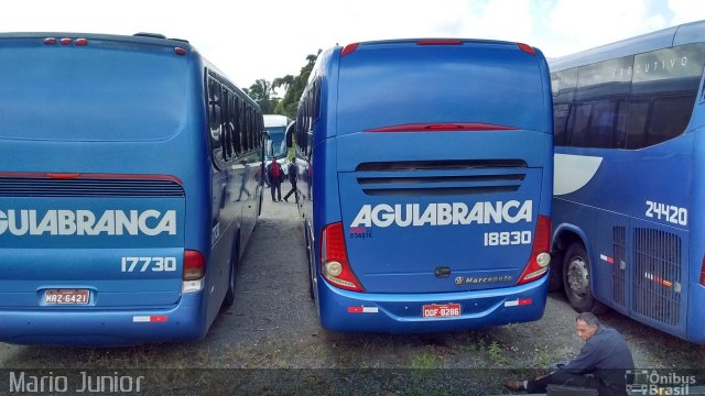 Viação Águia Branca 18830 na cidade de Camaçari, Bahia, Brasil, por Mario Junior. Número da foto: #4315476.