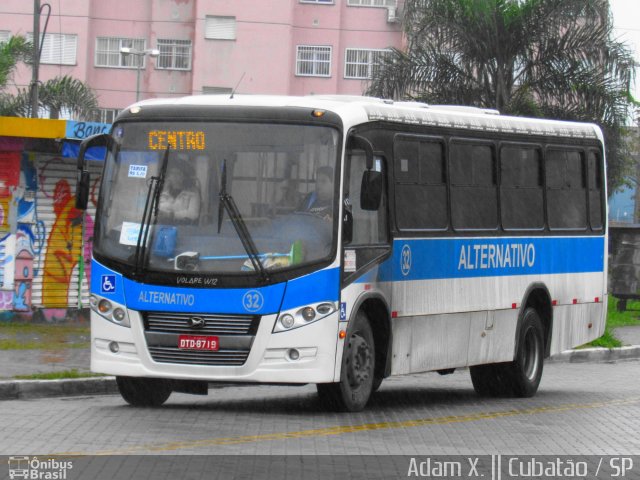 Coopertransp União 32 na cidade de Cubatão, São Paulo, Brasil, por Adam Xavier Rodrigues Lima. ID da foto: 4315347.