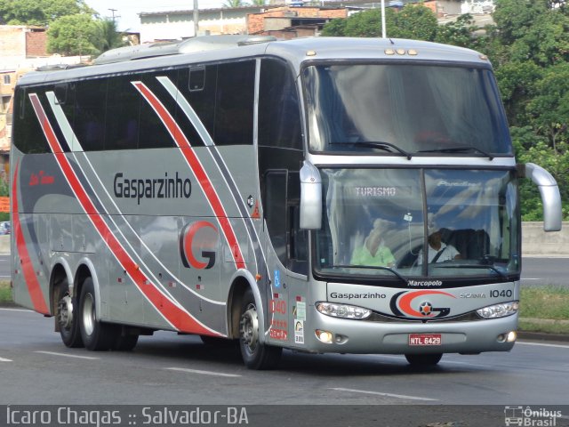 Gasparzinho Turismo 1040 na cidade de Salvador, Bahia, Brasil, por Ícaro Chagas. ID da foto: 4316411.